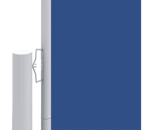 Toldo lateral retráctil azul 200x1000 cm