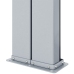 Toldo lateral retráctil azul 200x1000 cm