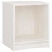 vidaXL Mesita de noche madera maciza de pino blanco 35,5x33,5x41,5 cm