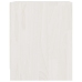 vidaXL Mesita de noche madera maciza de pino blanco 35,5x33,5x41,5 cm