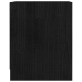 Mesita de noche madera maciza de pino negro 35,5x33,5x41,5 cm