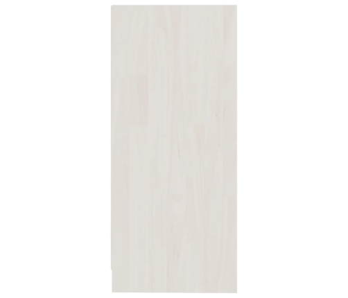 Armario auxiliar madera maciza de pino blanco 35,5x33,5x76 cm