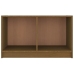 Mueble de TV de madera maciza de pino marrón miel 70x33x42 cm