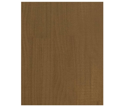 Mueble de TV de madera maciza de pino marrón miel 70x33x42 cm