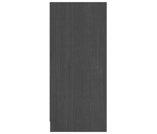 Aparador madera maciza de pino gris 70x33x76 cm