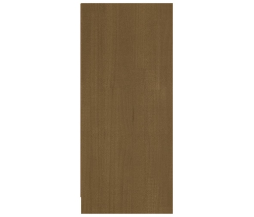 Aparador madera maciza de pino marrón miel 70x33x76 cm