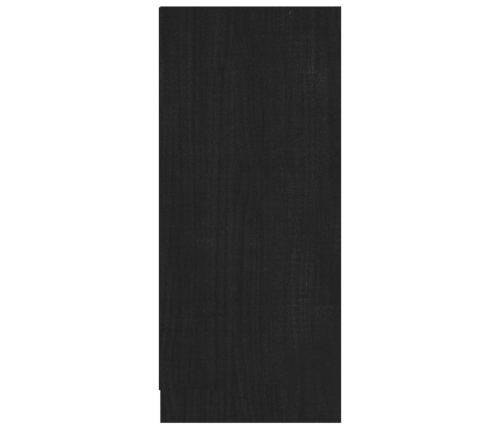 Aparador madera maciza de pino negro 70x33x76 cm