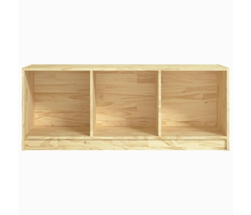 Mueble de TV madera maciza de pino 104x33x41 cm