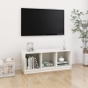 vidaXL Mueble de TV madera maciza de pino blanco 104x33x41 cm