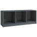 Mueble de TV madera maciza de pino gris 104x33x41 cm