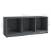 Mueble de TV madera maciza de pino gris 104x33x41 cm