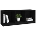 Mueble de TV madera maciza de pino negro 104x33x41 cm