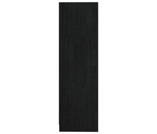 Estantería/divisor de espacios madera pino negro 104x33,5x110cm