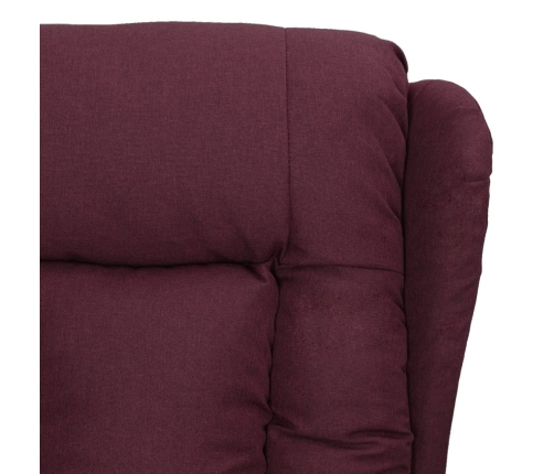 Sillón elevable tela morado