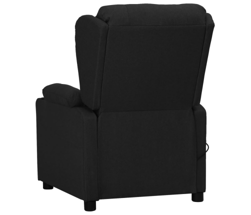 Sillón de masaje elevable tela negro