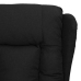 Sillón de masaje elevable tela negro