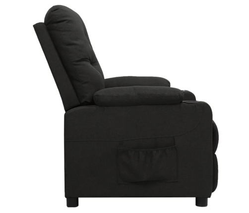 Sillón elevable tela negro