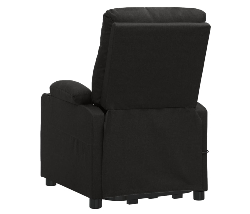 Sillón de masaje elevable tela negro