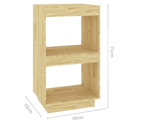 Estantería de madera maciza de pino 40x35x71 cm