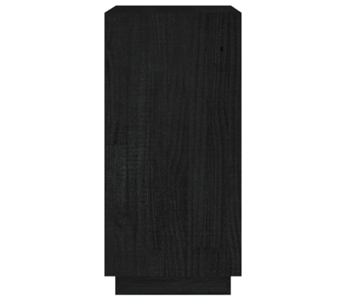 Estantería de madera maciza de pino negro 40x35x71 cm