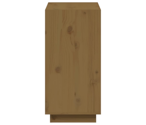 Estantería madera maciza de pino marrón miel 60x35x71 cm