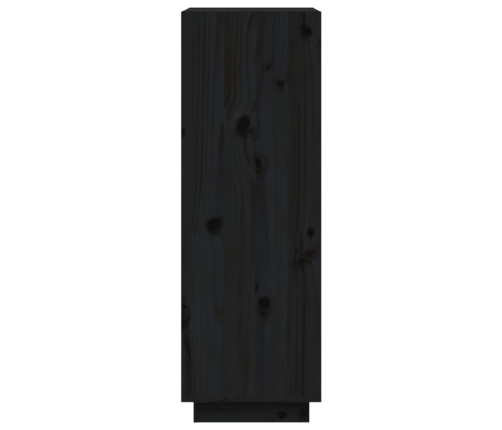 Estantería/divisor de espacios madera pino negro 60x35x103 cm