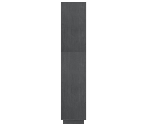 vidaXL Estantería/divisor de espacios madera de pino gris 60x35x167 cm