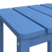 vidaXL Mesa de jardín Adirondack HDPE azul agua 38x38x46 cm