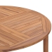 Mesa de comedor de jardín madera maciza de teca Ø110x75 cm