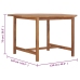 vidaXL Mesa de comedor de jardín madera maciza de teca 110x110x75 cm