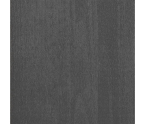 Mesita de noche HAMAR madera maciza pino gris oscuro 40x35x62cm