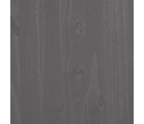 vidaXL Mesita de noche HAMAR madera pino maciza gris claro 40x35x62 cm