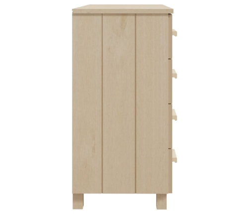 Aparador HAMAR madera de pino maciza marrón miel 79x40x80cm