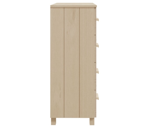 Aparador HAMAR madera pino maciza marrón miel 79x40x103,5 cm