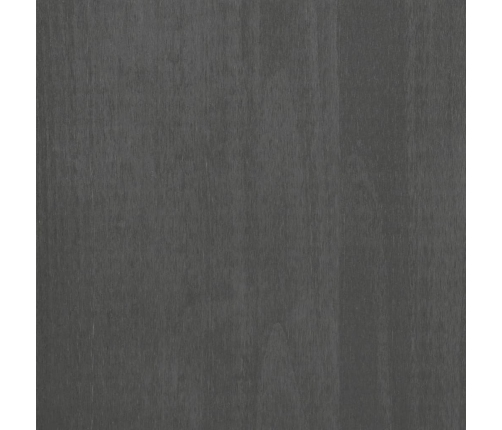 Aparador HAMAR madera maciza de pino gris oscuro 79x40x103,5 cm