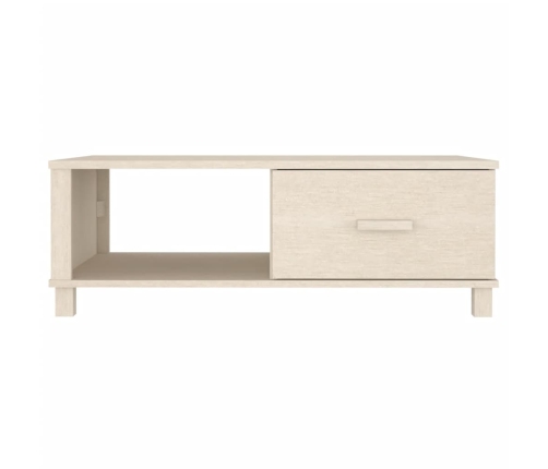 vidaXL Mesa de centro HAMAR madera maciza pino marrón miel 100x55x35cm