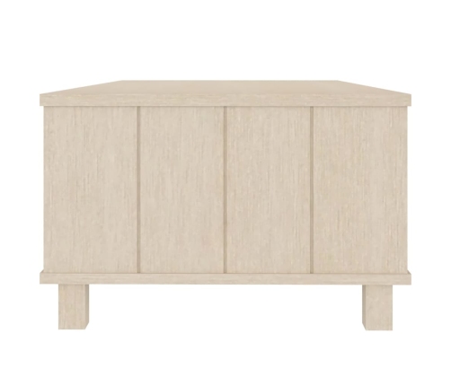 vidaXL Mesa de centro HAMAR madera maciza pino marrón miel 100x55x35cm