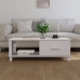 Mesa de centro HAMAR madera maciza de pino blanco 100x55x35 cm