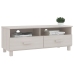 Mueble de TV HAMAR madera maciza de pino blanco 106x40x40 cm