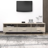 vidaXL Mueble TV HAMAR madera de pino maciza marrón miel 158x40x40 cm