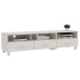 Mueble de TV HAMAR madera maciza de pino blanco 158x40x40 cm