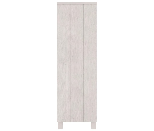 Estantería HAMAR madera maciza de pino blanca 85x35x112 cm