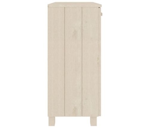 Aparador HAMAR madera de pino maciza marrón miel 85x35x80 cm