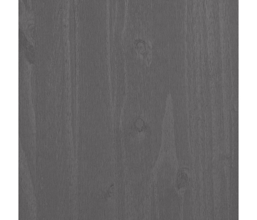 Aparador HAMAR madera maciza de pino gris claro 85x35x80 cm