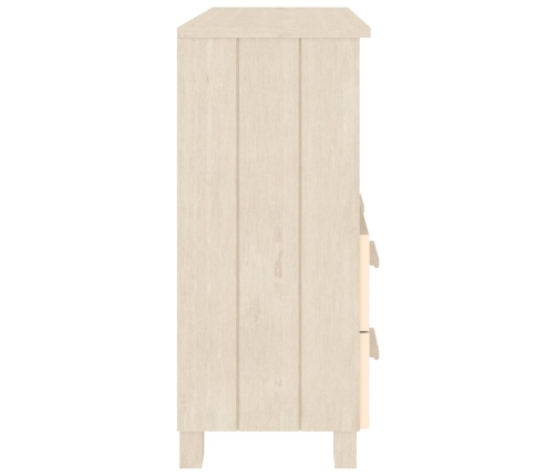 Aparador HAMAR madera de pino maciza marrón miel 85x35x80 cm