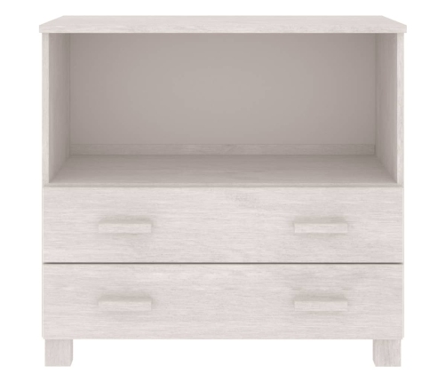 Aparador HAMAR madera maciza de pino blanca 85x35x80 cm