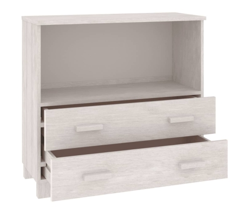 Aparador HAMAR madera maciza de pino blanca 85x35x80 cm