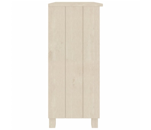 Aparador HAMAR madera de pino maciza marrón miel 85x35x80 cm