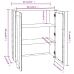 Aparador superior HAMAR pino macizo marrón miel 85x35x100 cm