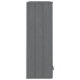 Aparador superior HAMAR pino macizo gris oscuro 85x35x100 cm